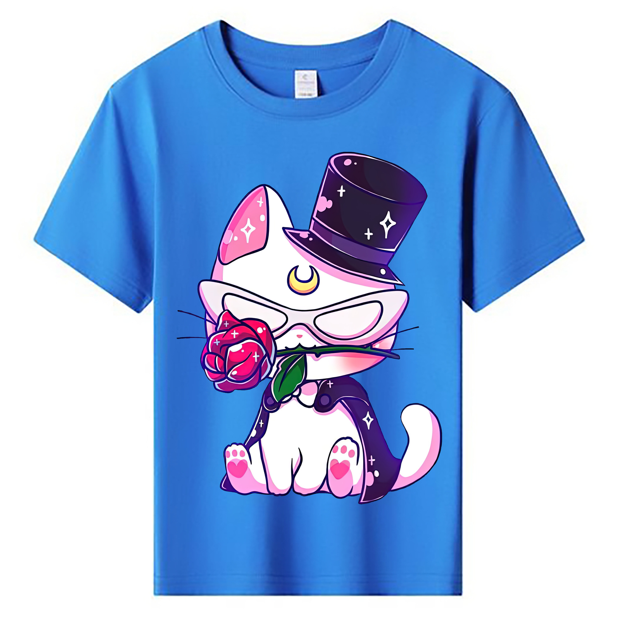 （画像用） 美少女戦士セーラームーン Sailor Moon 綿100％キッズTシャツ（フロントプリント）